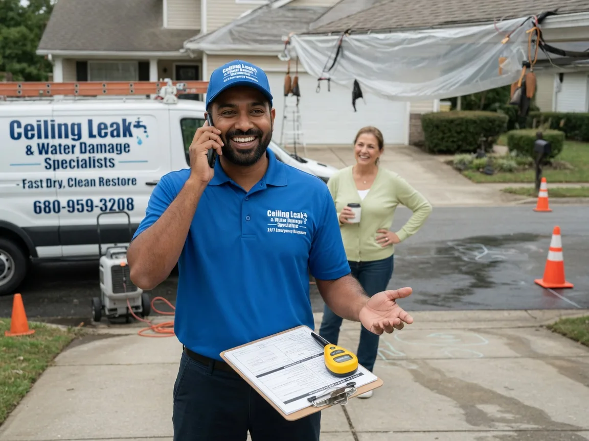 Ceiling Leak Cleanup Jeffersonville, IN FAQs